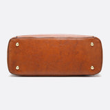 Classic Brown Leather Tote Bag – Everyday Elegance for Modern Women