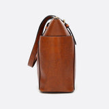 Classic Brown Leather Tote Bag – Everyday Elegance for Modern Women