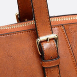 Classic Brown Leather Tote Bag – Everyday Elegance for Modern Women