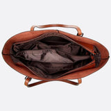 Camel PU Leather Tote Bag – Timeless, Roomy & Refined