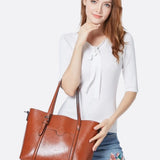 Brown Leather Tote Bag – Classic Elegance Meets Everyday Practicality