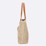 Riviera Structured Straw Tote – Woven Bag