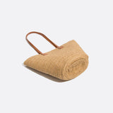 Capri Classic Straw Tote – Woven Handbag