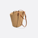 Capri Classic Straw Tote – Woven Handbag
