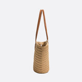 Capri Classic Straw Tote – Woven Handbag