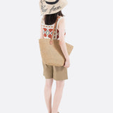 Capri Classic Straw Tote – Woven Handbag