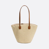 Capri Classic Straw Tote – Woven Handbag