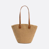 Capri Classic Straw Tote – Woven Handbag