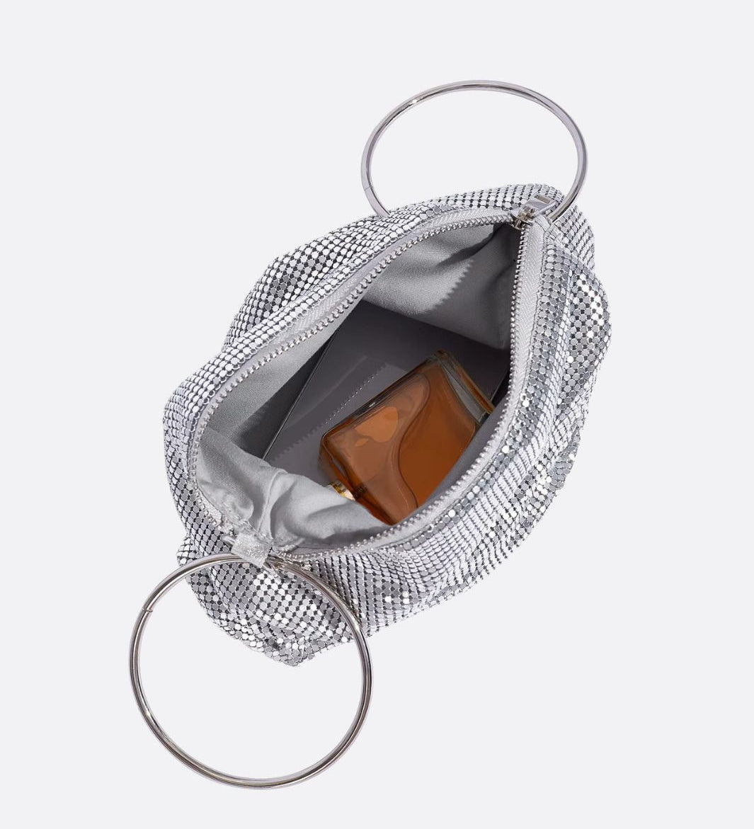 Mesh Evening Bag – Elegant Drape Handheld Purse