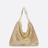 Mesh Handbag – Shimmer Evening Ring Handle Purse