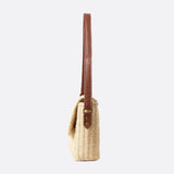 Rectangular Woven Shoulder Bag
