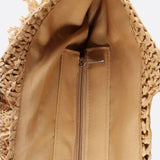 Paloma Raffia Fringe Tote – Woven Beach Bag