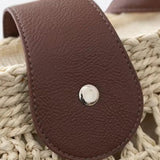 Rio Half-Moon Rope Crossbody Bag – Open-Weave Straw Bag