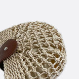 Rio Half-Moon Rope Crossbody Bag – Open-Weave Straw Bag