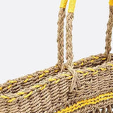 Solstice Rope Market Tote – Open-Weave Straw Bag