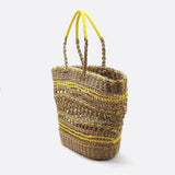 Solstice Rope Market Tote – Open-Weave Straw Bag