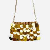 Sequin Chain Bag – Statement Party Clutch
