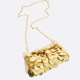 Sequin Chain Bag – Statement Party Clutch