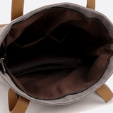 Two-Tone Canvas Tote Bag for Women – Minimalist Everyday Carry