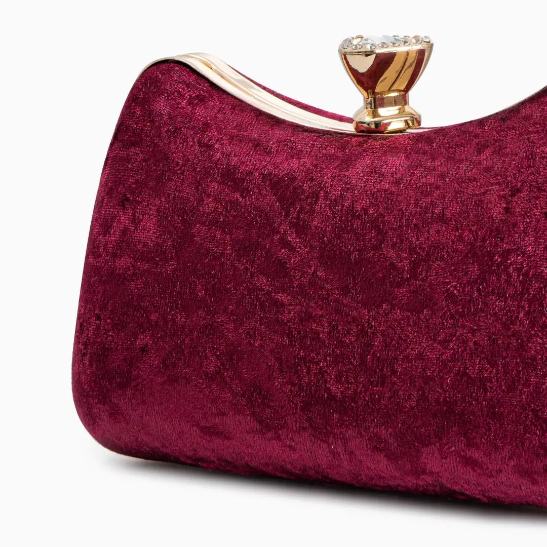 Velvet Flask Clutch Bag Aurora-Bags