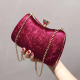 Velvet Flask Clutch Bag Aurora-Bags