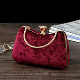 Velvet Flask Clutch Bag Aurora-Bags