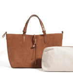 Petra | Elegante Schoudertas van Echt Leer met Make-up Tasje Aurora-Bags