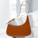Scarlett | Luxe Red Leather Shoulder Bag – Bold & Chic