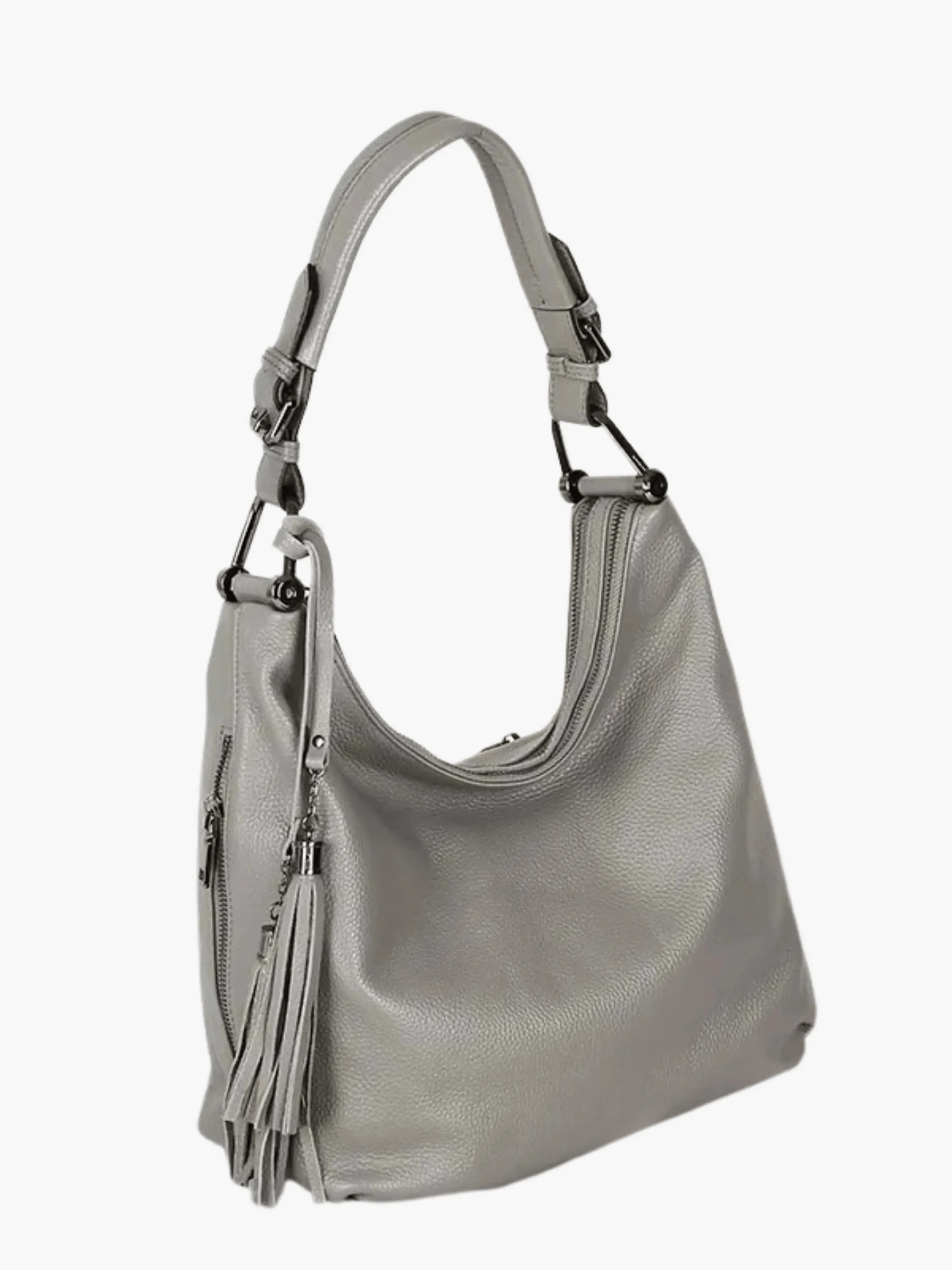 Scarlett | Stylish Leather Hobo Bag with Tassel Detail Aurora-Bags