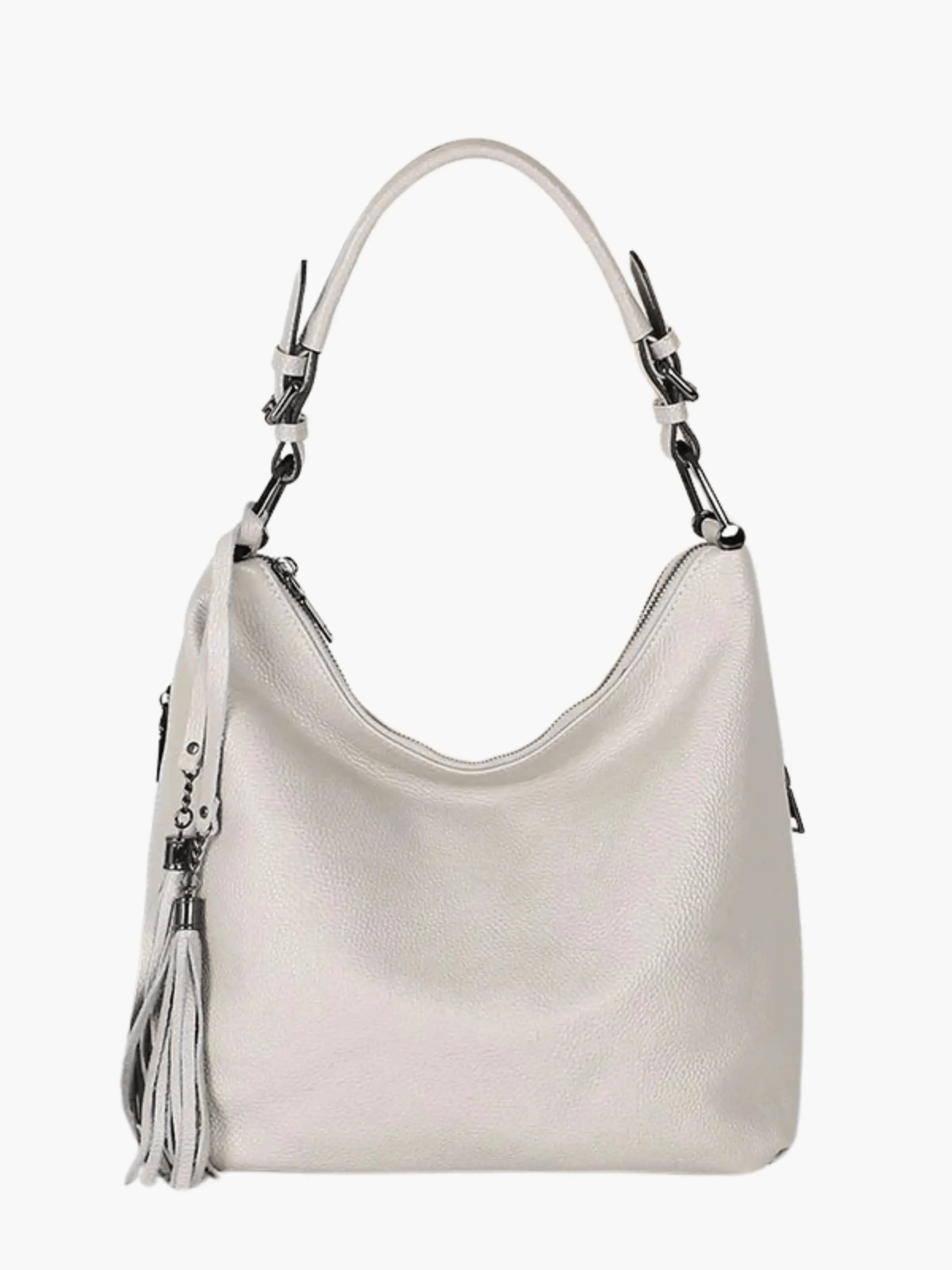 Scarlett | Stylish Leather Hobo Bag with Tassel Detail Aurora-Bags