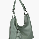 Scarlett | Stylish Leather Hobo Bag with Tassel Detail Aurora-Bags