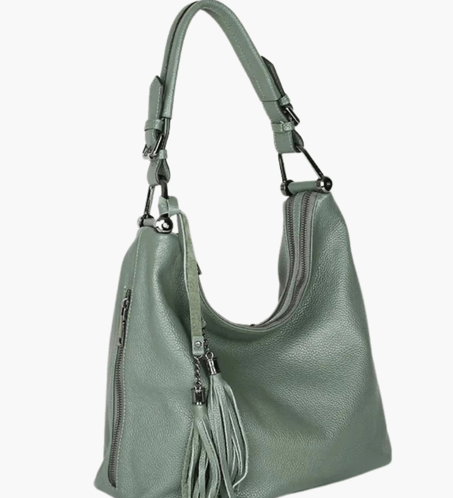 Scarlett | Stylish Leather Hobo Bag with Tassel Detail Aurora-Bags