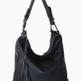 Scarlett | Stylish Leather Hobo Bag with Tassel Detail Aurora-Bags