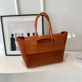 Large Crocodile Pattern Tote Bag – Elegant Shoulder Handbag with Spacious Design