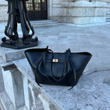 Vegan Leather Shopper Bag – Spacious Structured Tote with Minimalist Design
