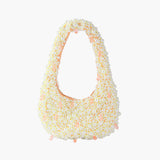 Pearl Beaded Shoulder Bag – Elegant Statement Handbag for Special Occasions