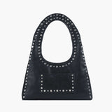 Stefani Studded Tote Bag – Chic Structured Handbag with Gold-Tone Detailing