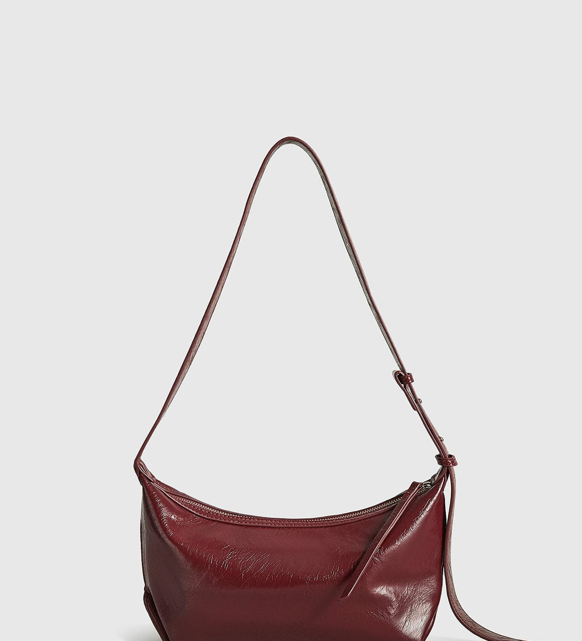 Semmie | Minimalist Leather Shoulder Bag - Aurora-Bags