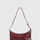 Semmie | Minimalist Leather Shoulder Bag - Aurora-Bags