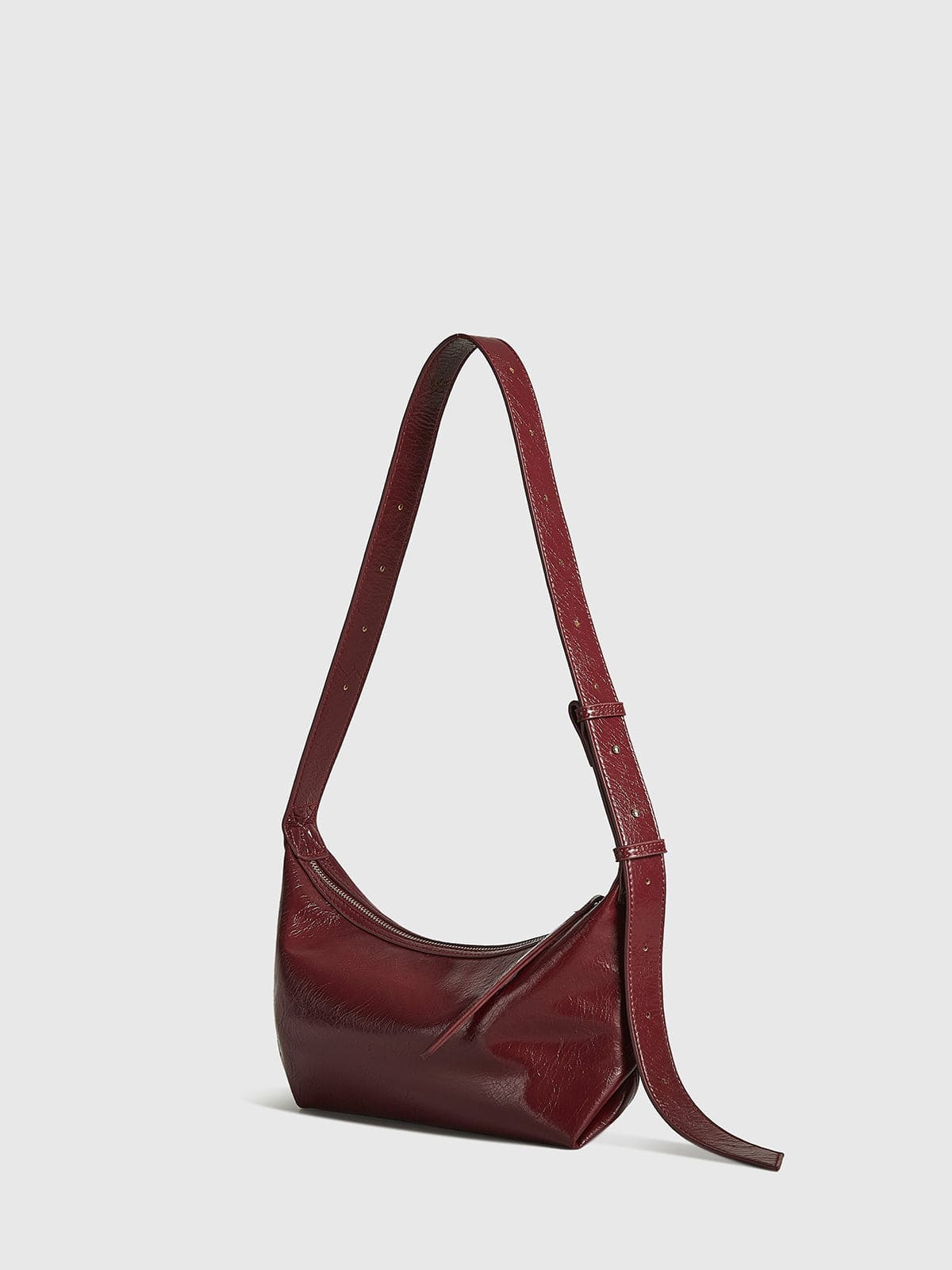 Semmie | Minimalist Leather Shoulder Bag - Aurora-Bags