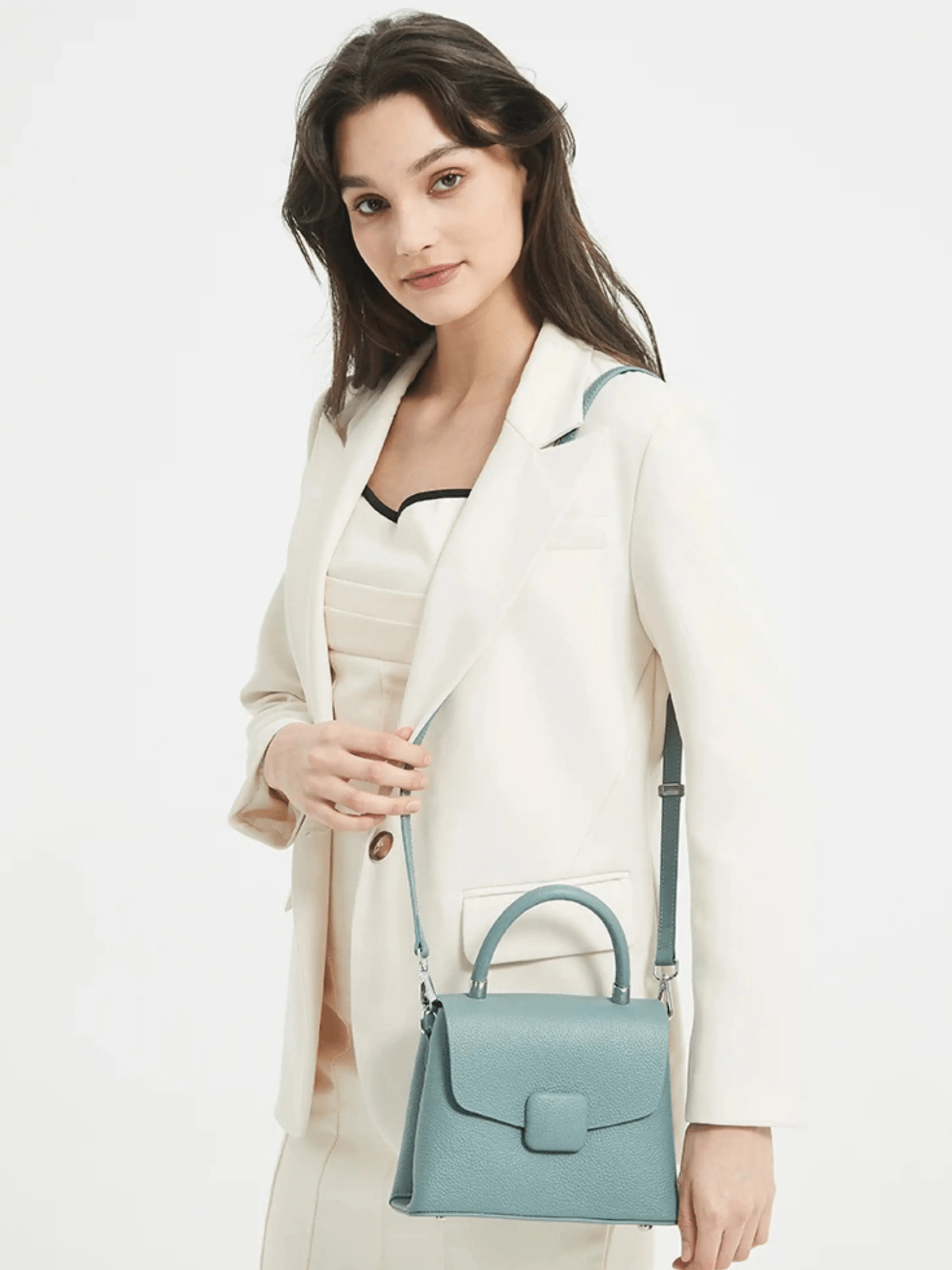 Skylar | Elegant Structured Leather Handbag with Timeless Appeal Feylen.com