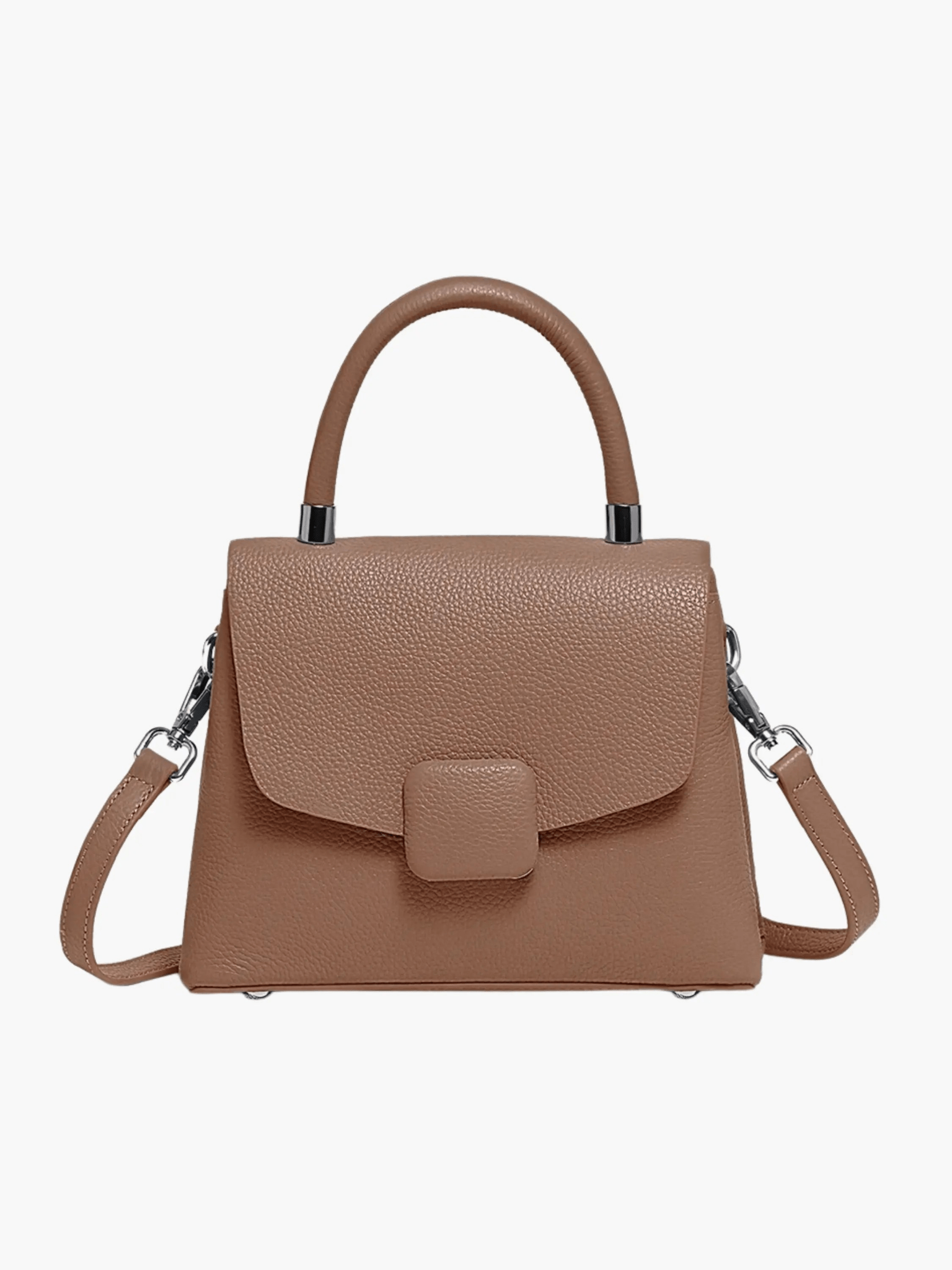 Skylar | Elegant Structured Leather Handbag with Timeless Appeal Feylen.com