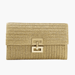 Sophia | Elegant Woven Clutch Aurora-Bags