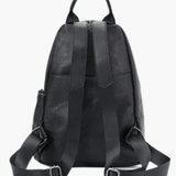 Stella | Modern Leather Backpack with Unique Zipper Detailing Aurora-Bags