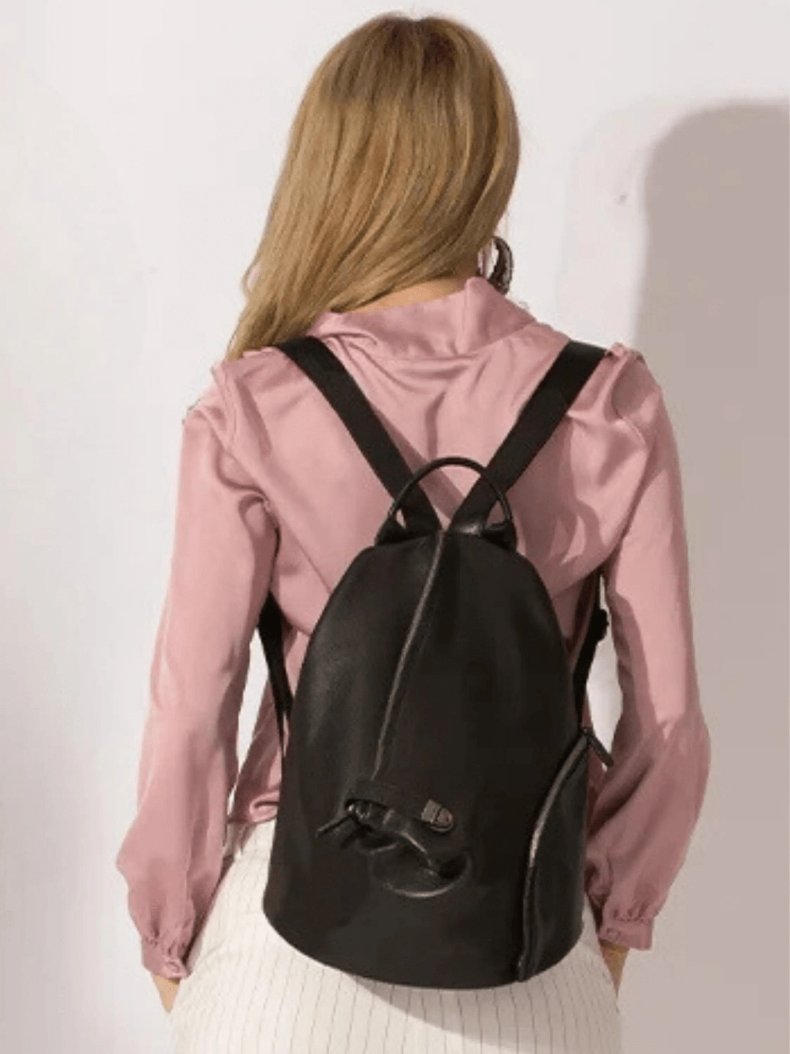 Stella | Modern Leather Backpack with Unique Zipper Detailing Aurora-Bags