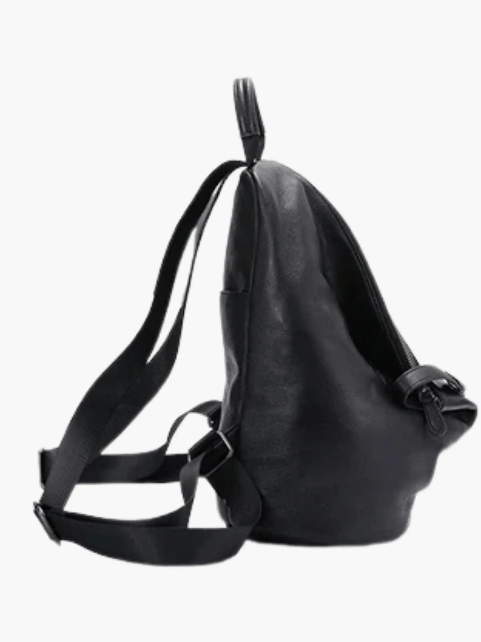 Stella | Modern Leather Backpack with Unique Zipper Detailing Aurora-Bags