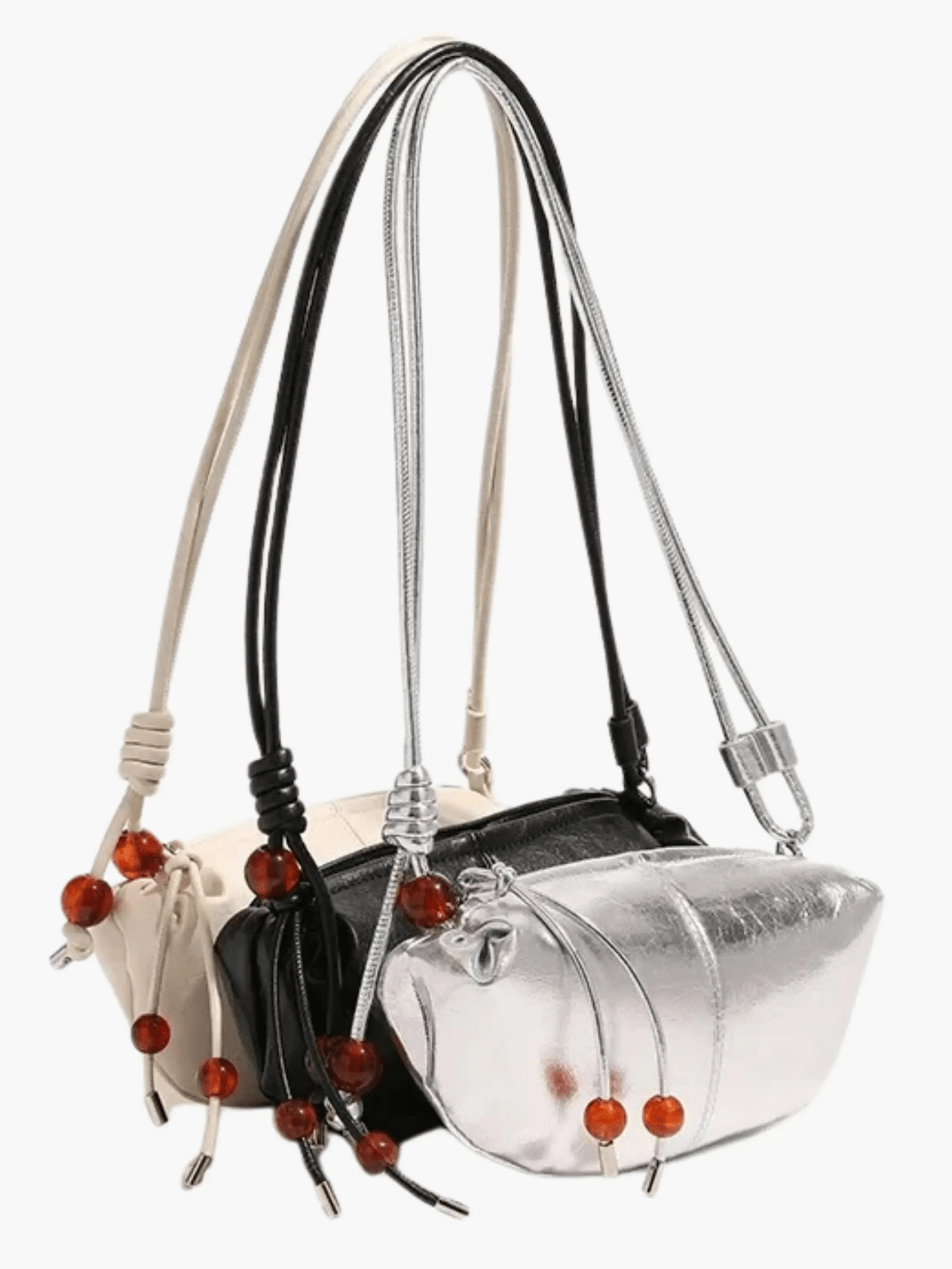 Rose | Vintage Hobo Schoudertas Tas in Zacht Premium Leer Aurora-Bags