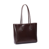 Audrey | Brown Leather Tote Bag – Classic & Versatile