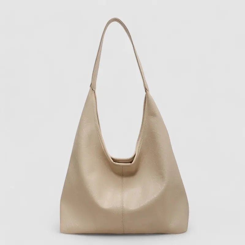 Vintage Leren Tote Shopper Aurora-Bags