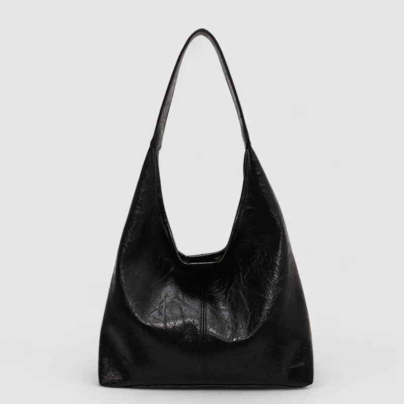 Vintage Leren Tote Shopper Aurora-Bags